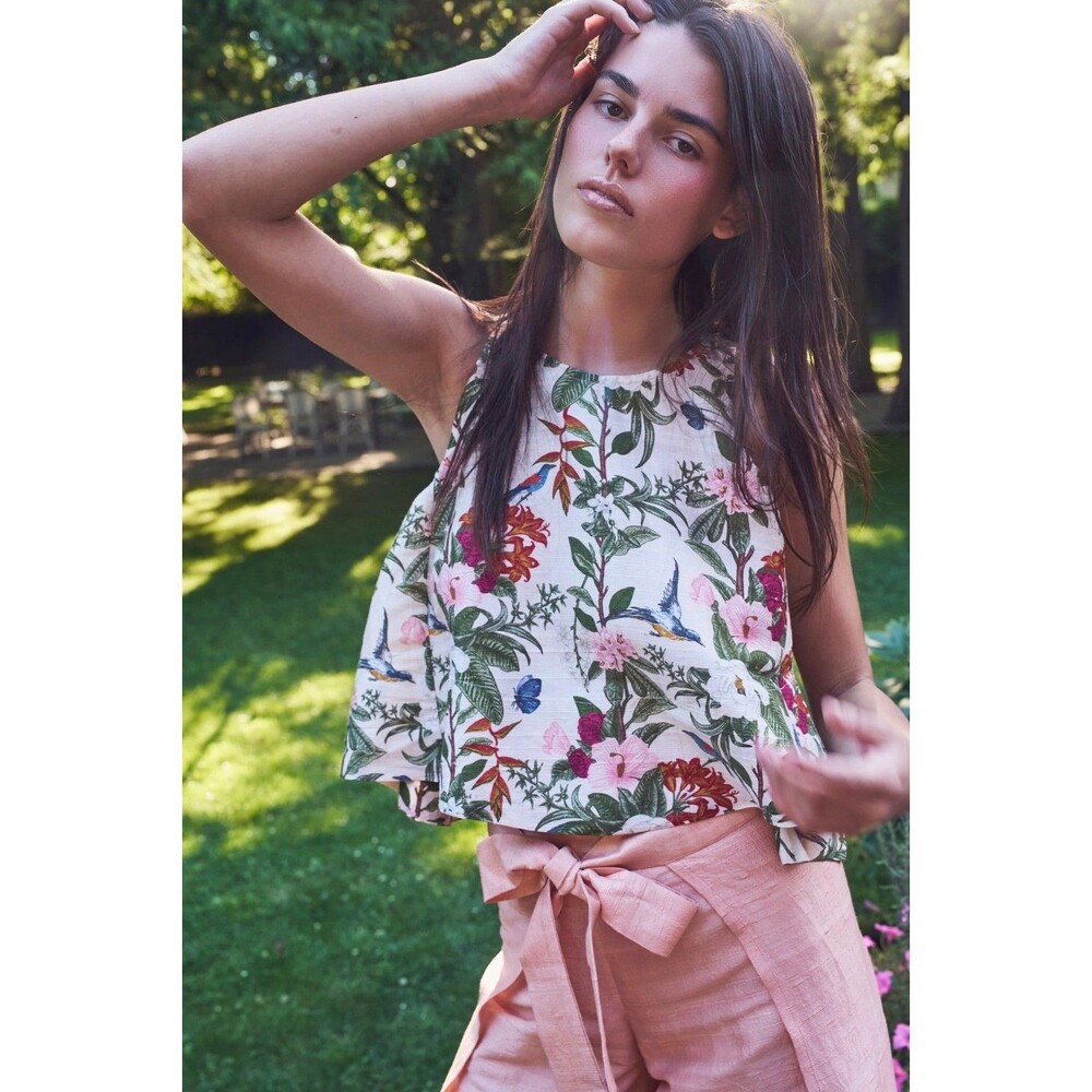 Coniglio Palm Beach-Dupioni Silk Shift Tank- O/S NWT ($350)